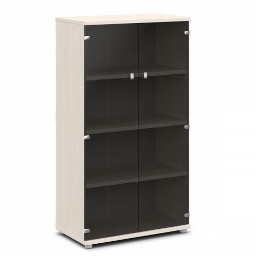 Шкаф со стеклом средний 820×440×1490 V-667